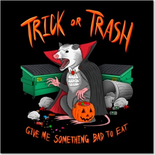 Trick or Trash 2: Dracula Opossum Edition Posters and Art